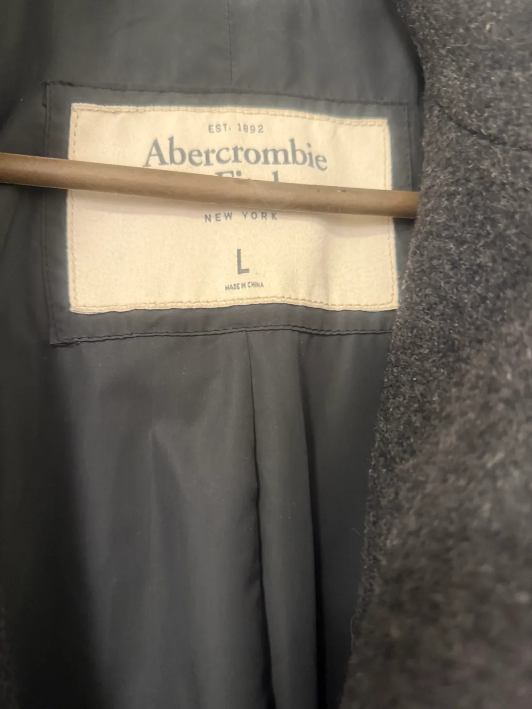 Men's Abercrombie & Fitch Peacoat, Size Large image indicator(2)