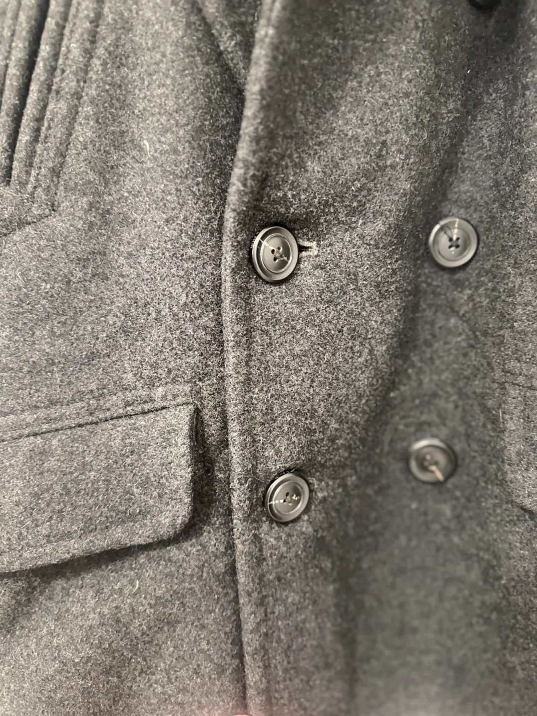 Men's Abercrombie & Fitch Peacoat, Size Large image indicator(3)