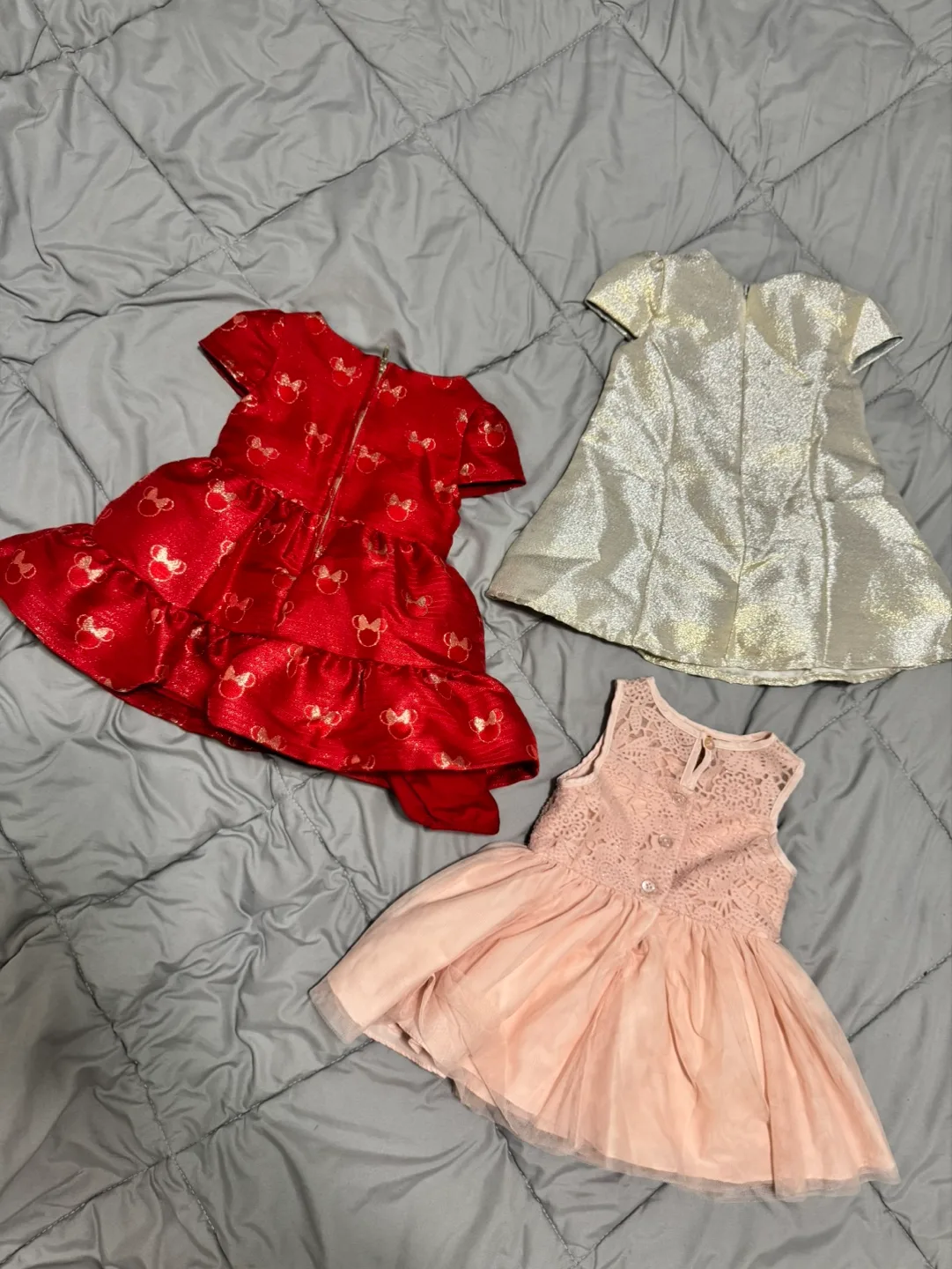 Three Girls' Dresses Bundle - Sizes 9-18 Months image indicator(2)