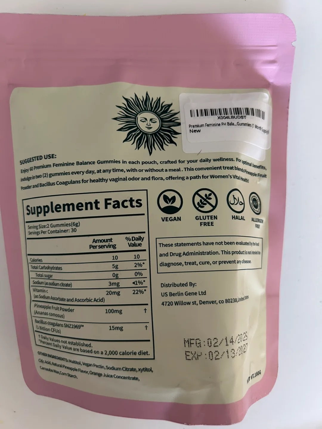 Feminine Balance Gummies - Pineapple Flavour image indicator(5)
