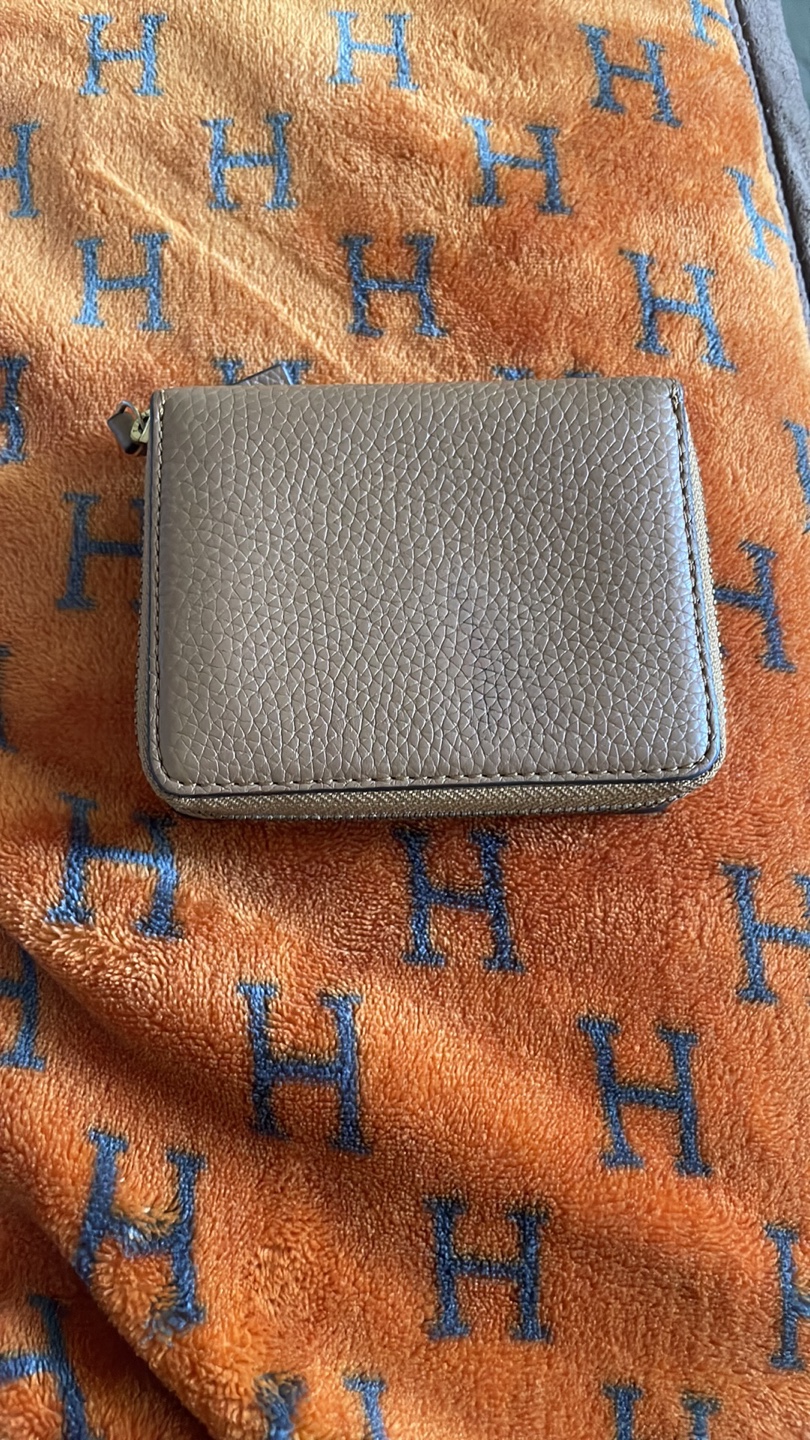 Tory Burch Mini Wallet Brown Leather Zip Around - photo 2