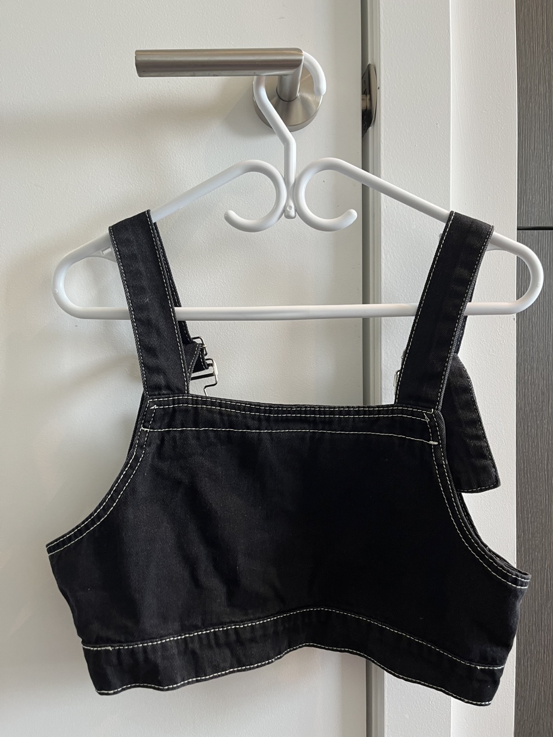 Korean style Denim overall top - photo 2