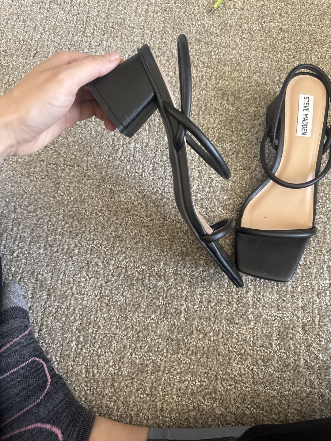 Steve Madden Black Square Toe Heels - photo 2