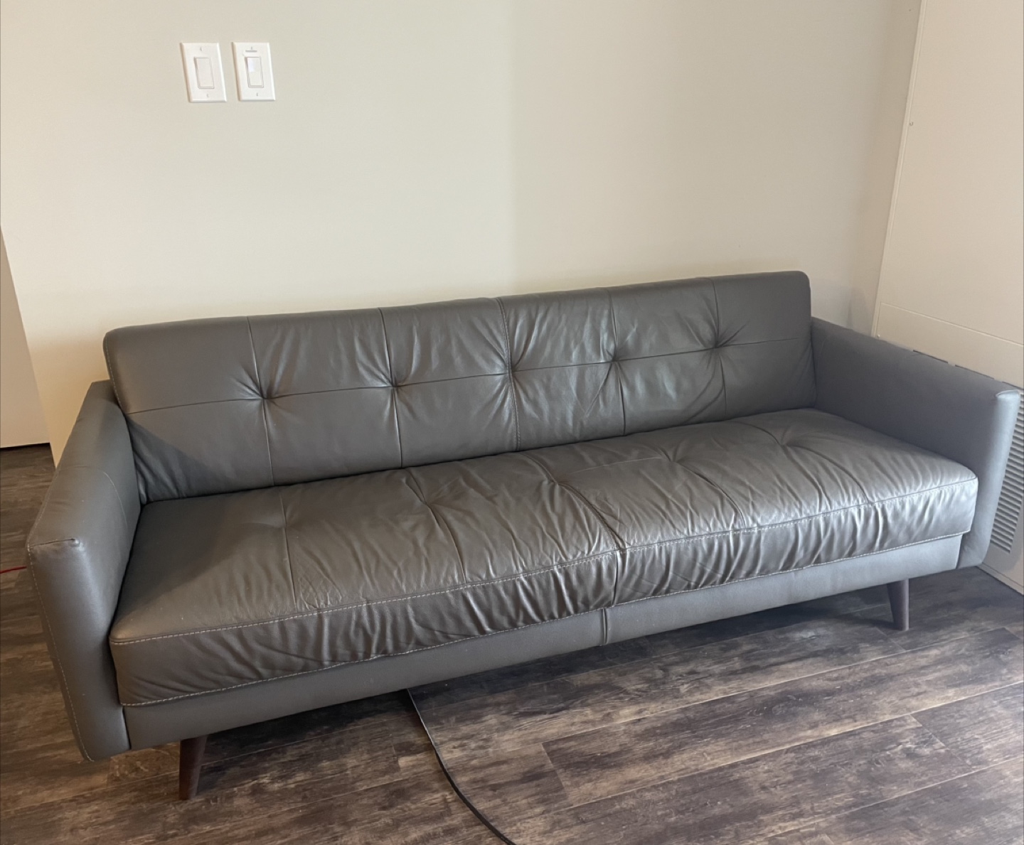 Italian Genuine Leather Sofa from Leon’s - photo 2