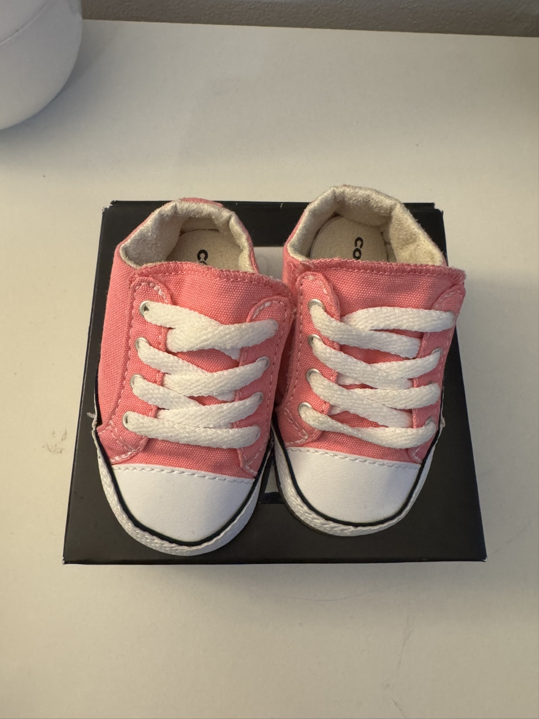 Infant Converse Pink Sneakers Size 2C - photo 3