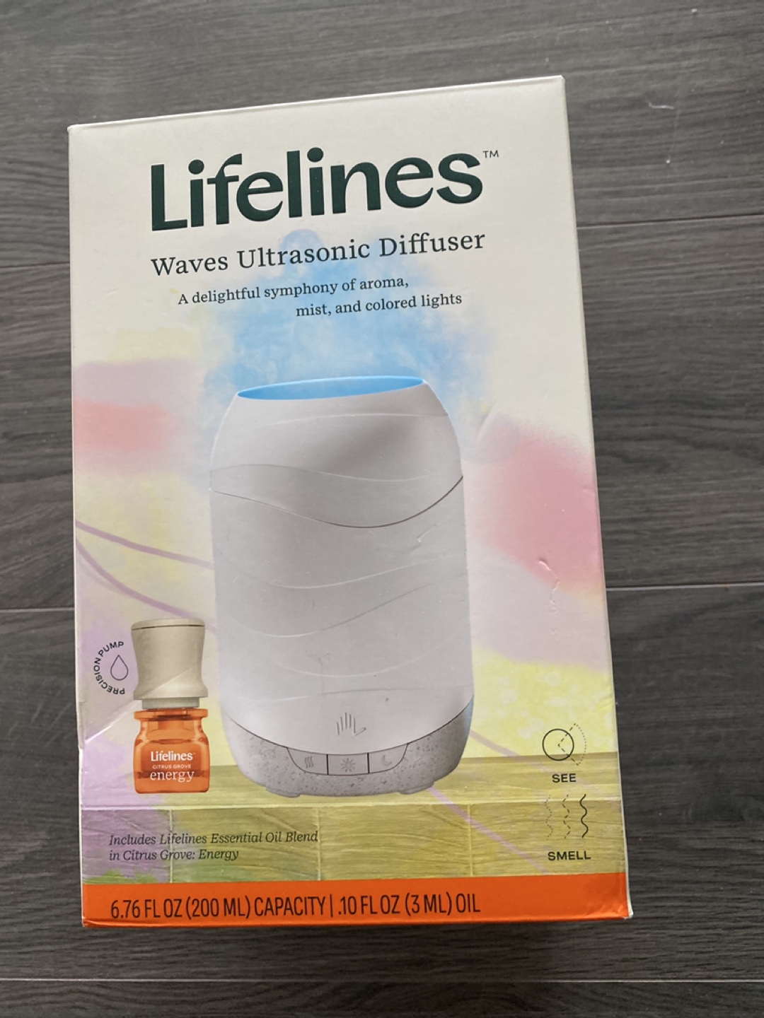 Lifelines Waves Ultrasonic Diffuser