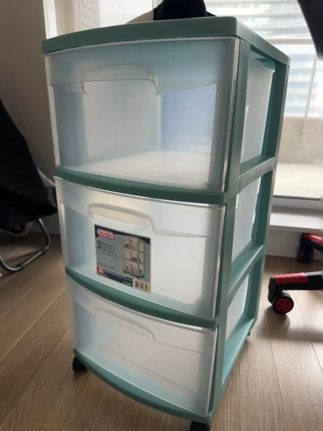 Sterilite 3-Drawer Cart on Wheels