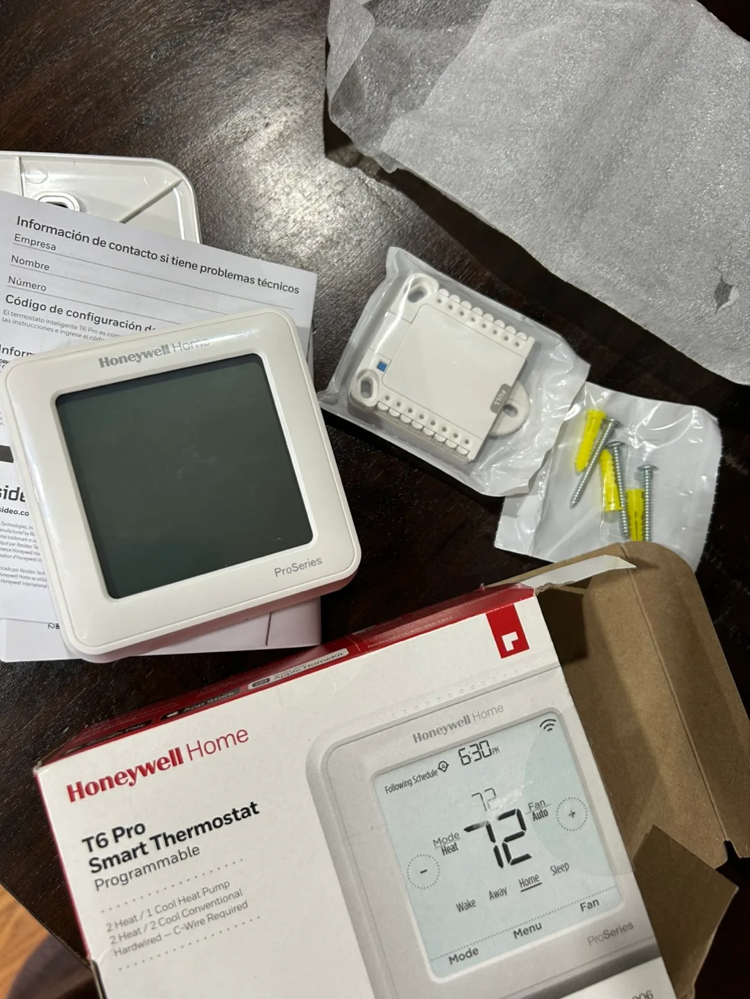 New Honeywell Home T6 Pro Smart  Thermostat - New in Box thumbnail