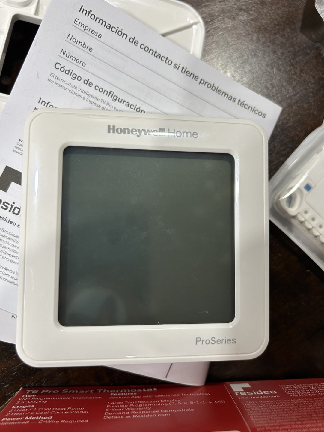 New Honeywell Home T6 Pro Smart  Thermostat - New in Box - photo 2