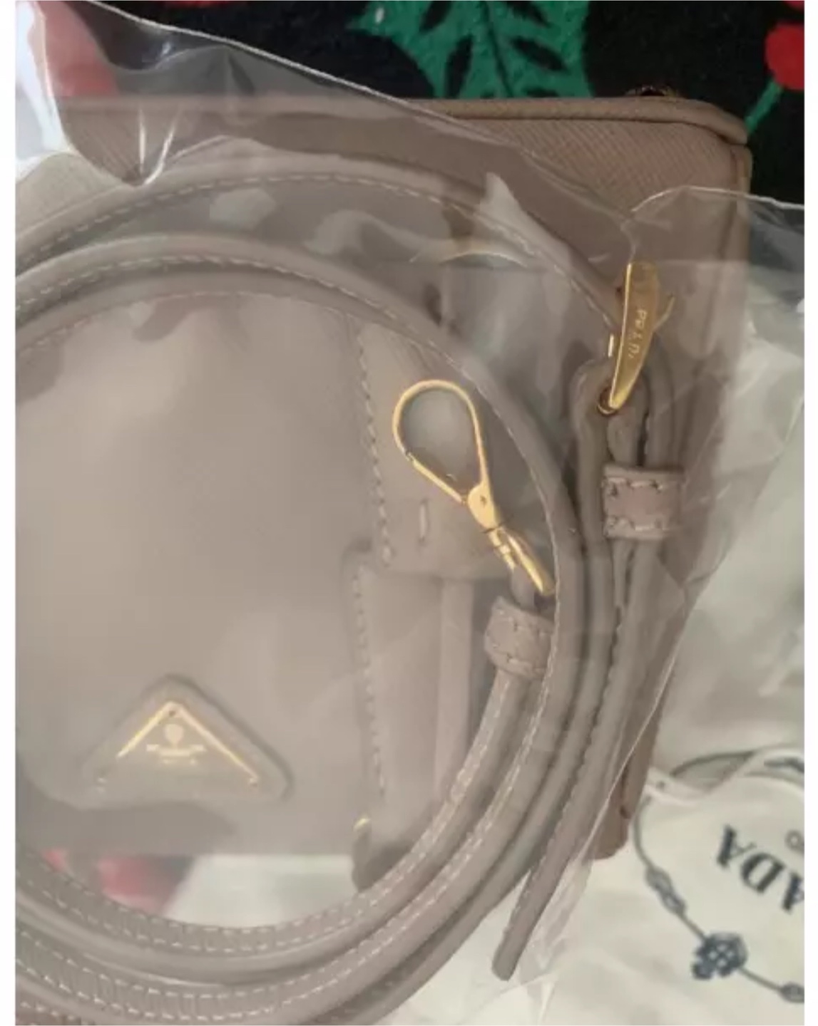 Authentic Prada Saffiano Leather Mini Handbag - photo 4