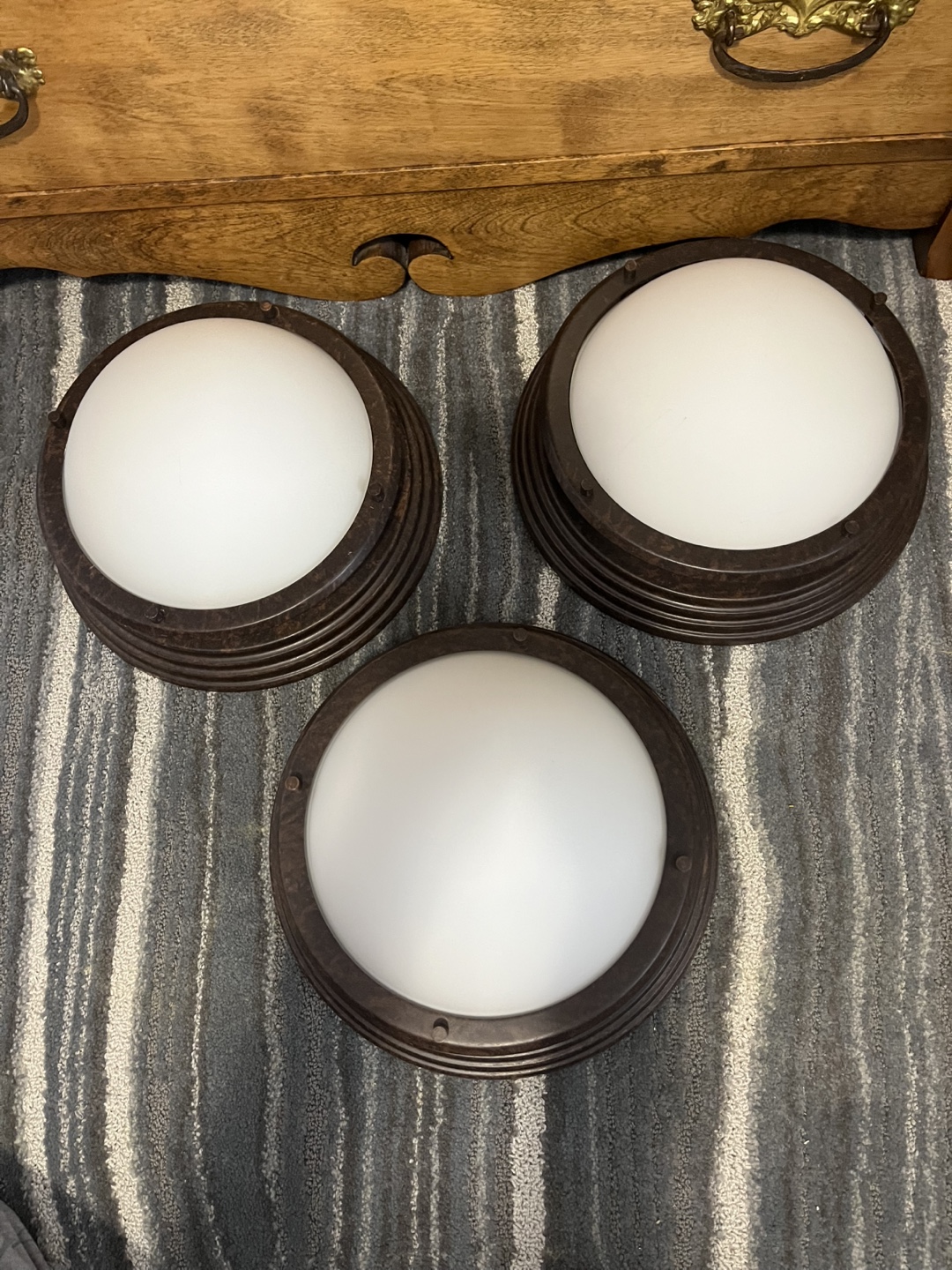 Three Flush Mount Ceiling Lights 🧡 - photo 5