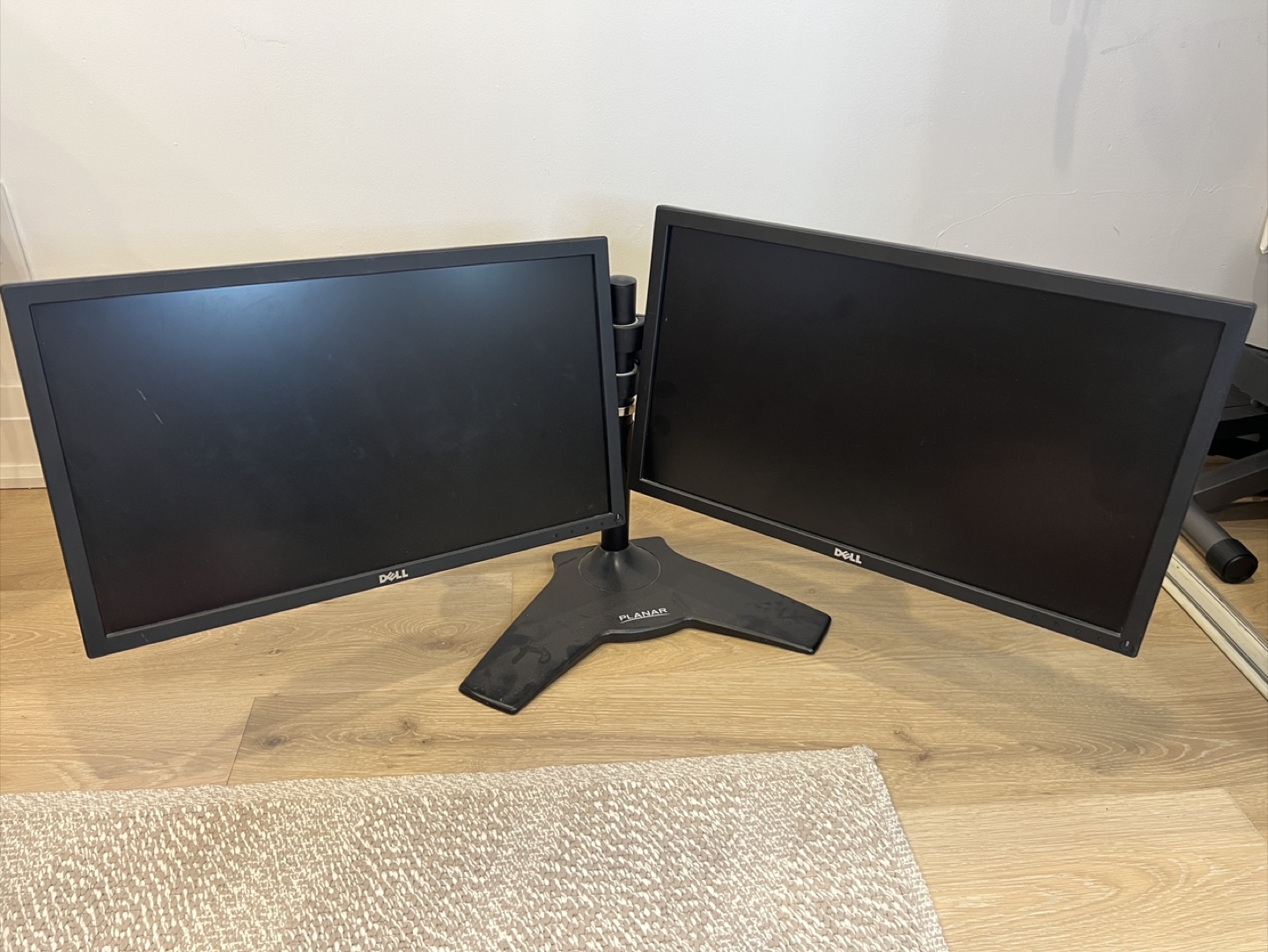 Dual Monitor Stand with Two Dell Monitors - photo 2