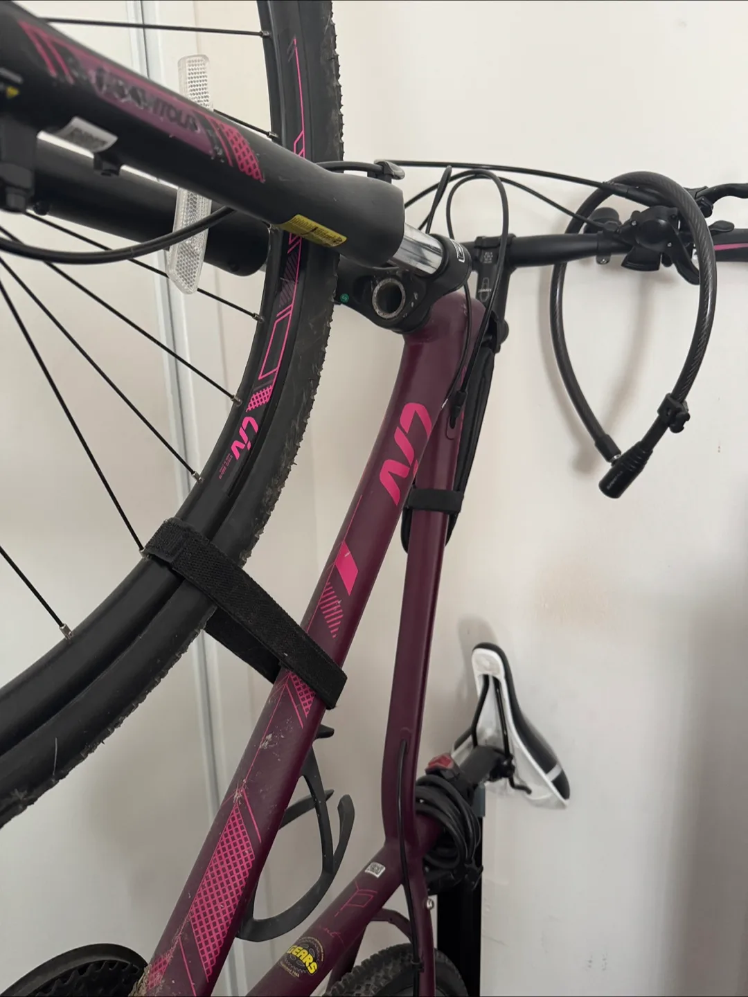 Bike Stand - Great for small spaces - Black, Adjustable Height image indicator(6)