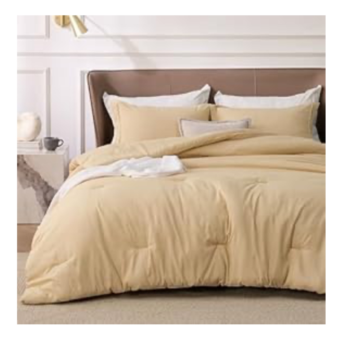 Queen size bed frame and mattress - photo 2