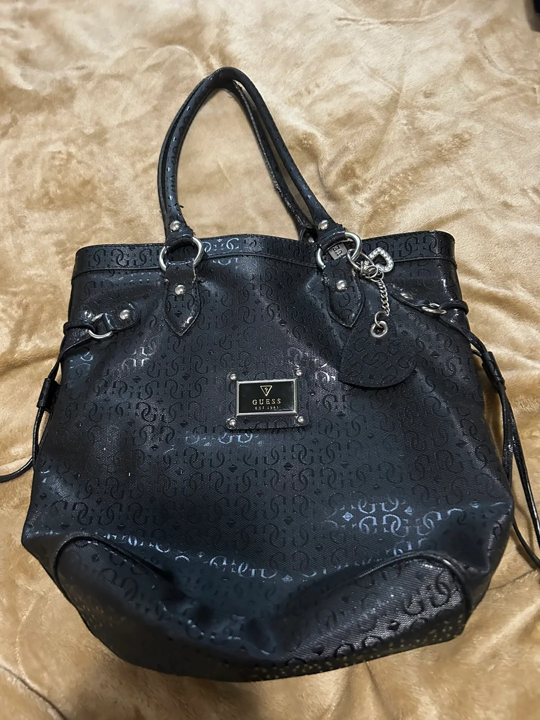 Guess Black Tote Bag thumbnail