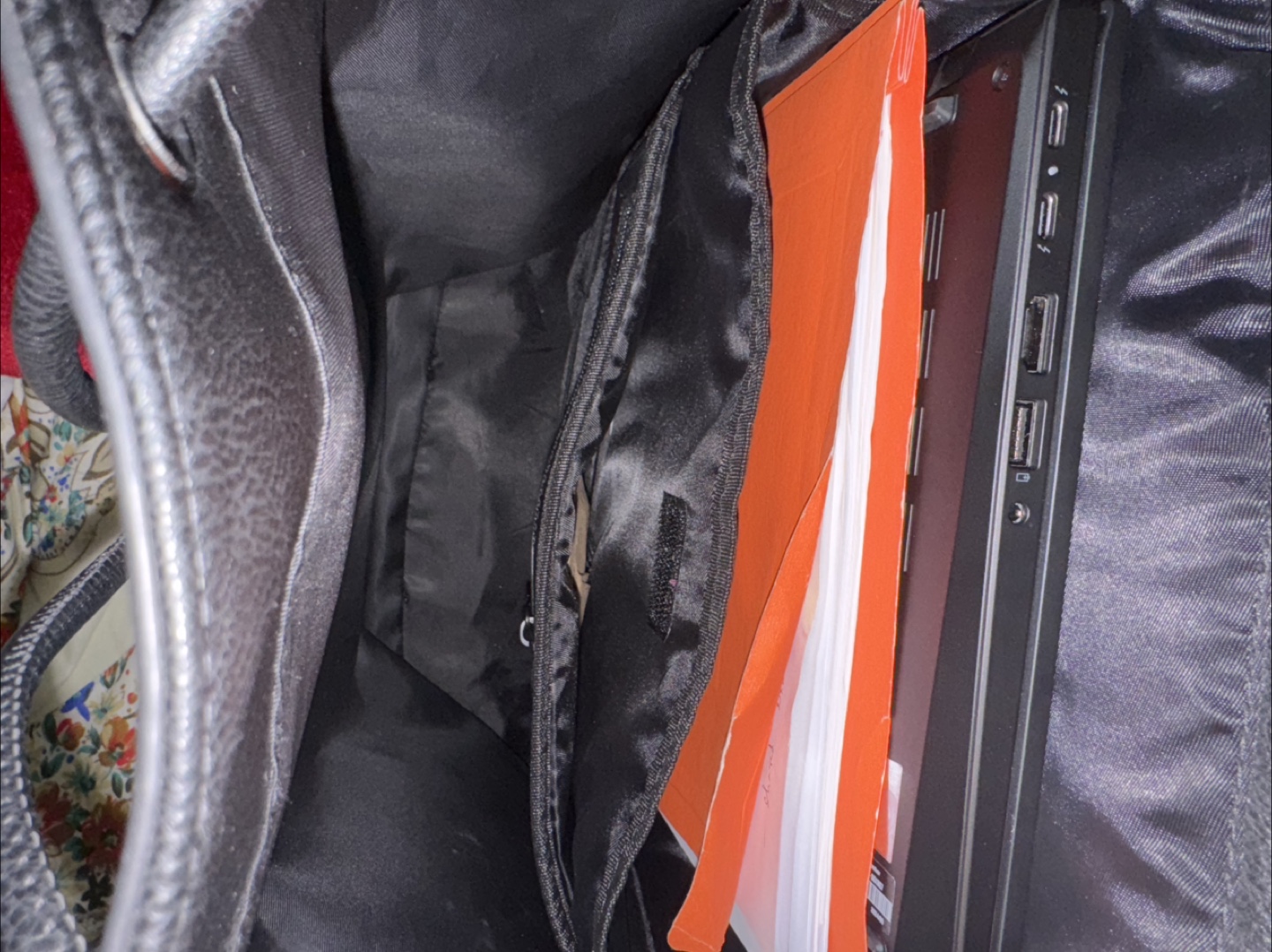 Original Zara Black Faux Leather Laptop Backpack - photo 4