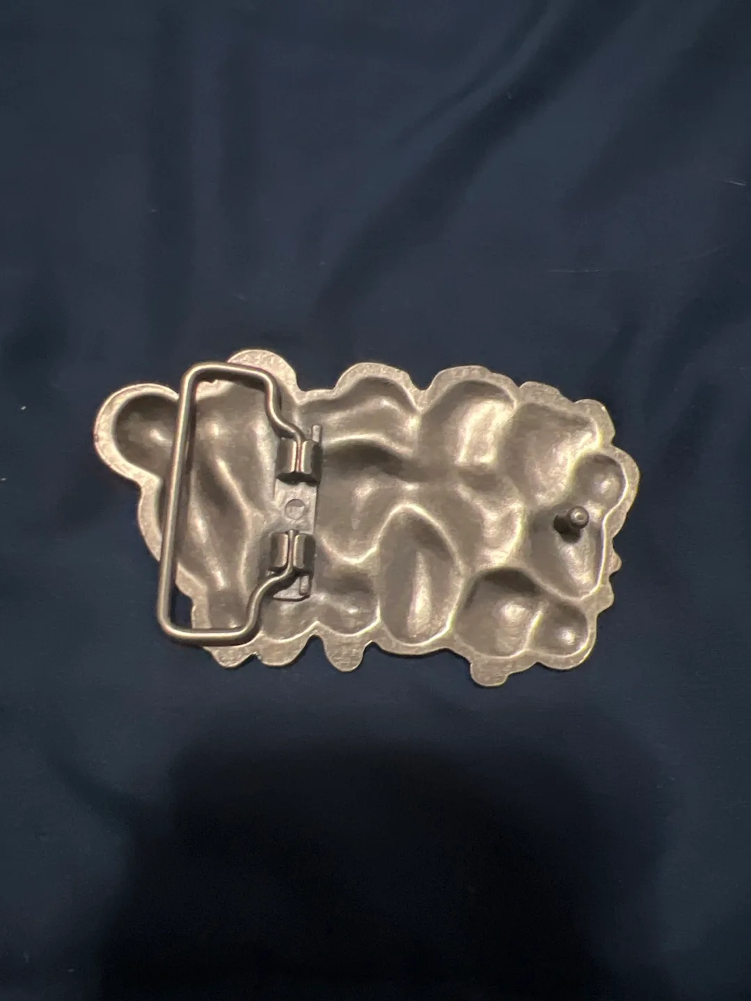 Vintage Metal Skull Belt Buckle image indicator(2)