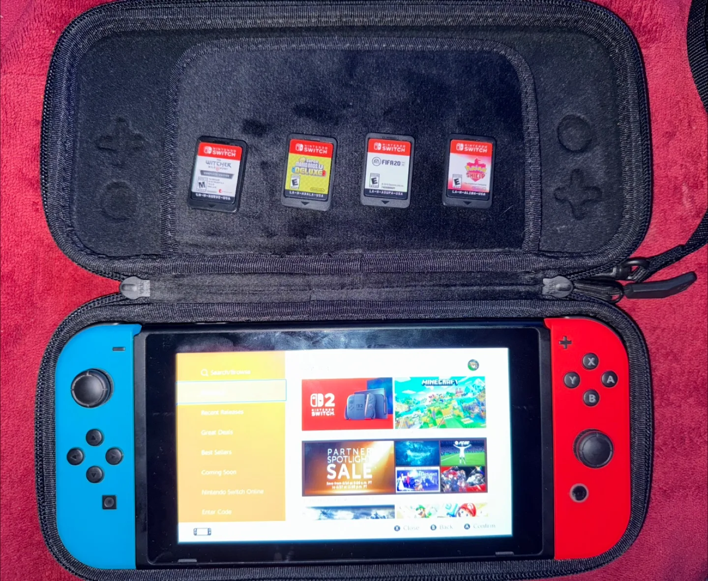 Nintendo Switch Console with Games and Accessories thumbnail
