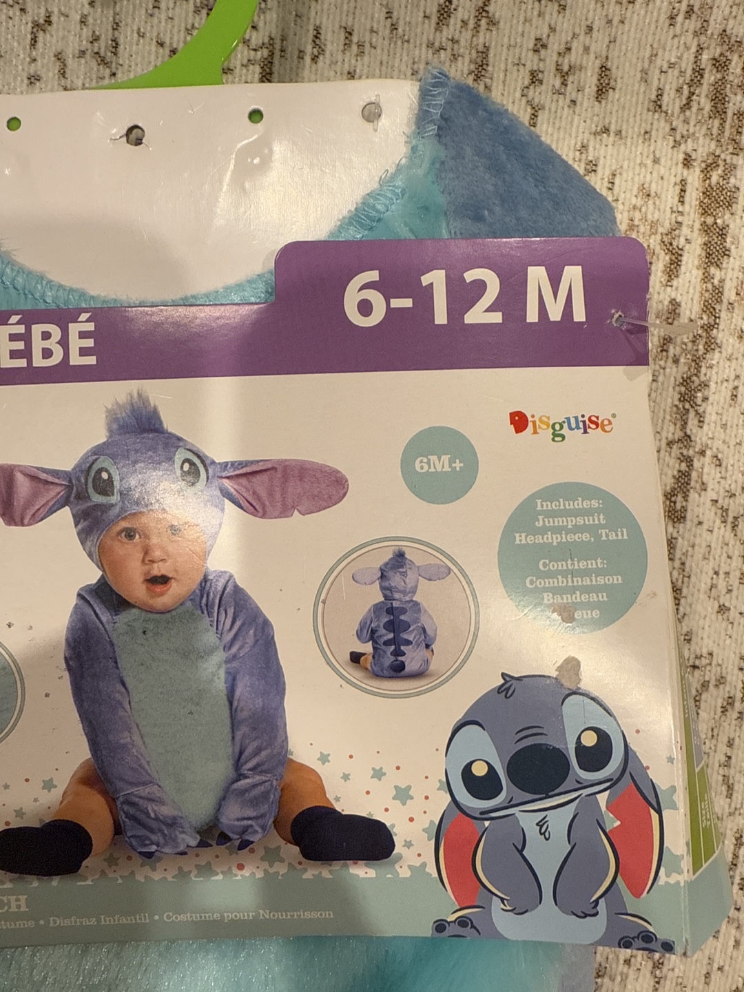 Disney Baby Stitch Infant Costume - 6-12 Months - photo 2