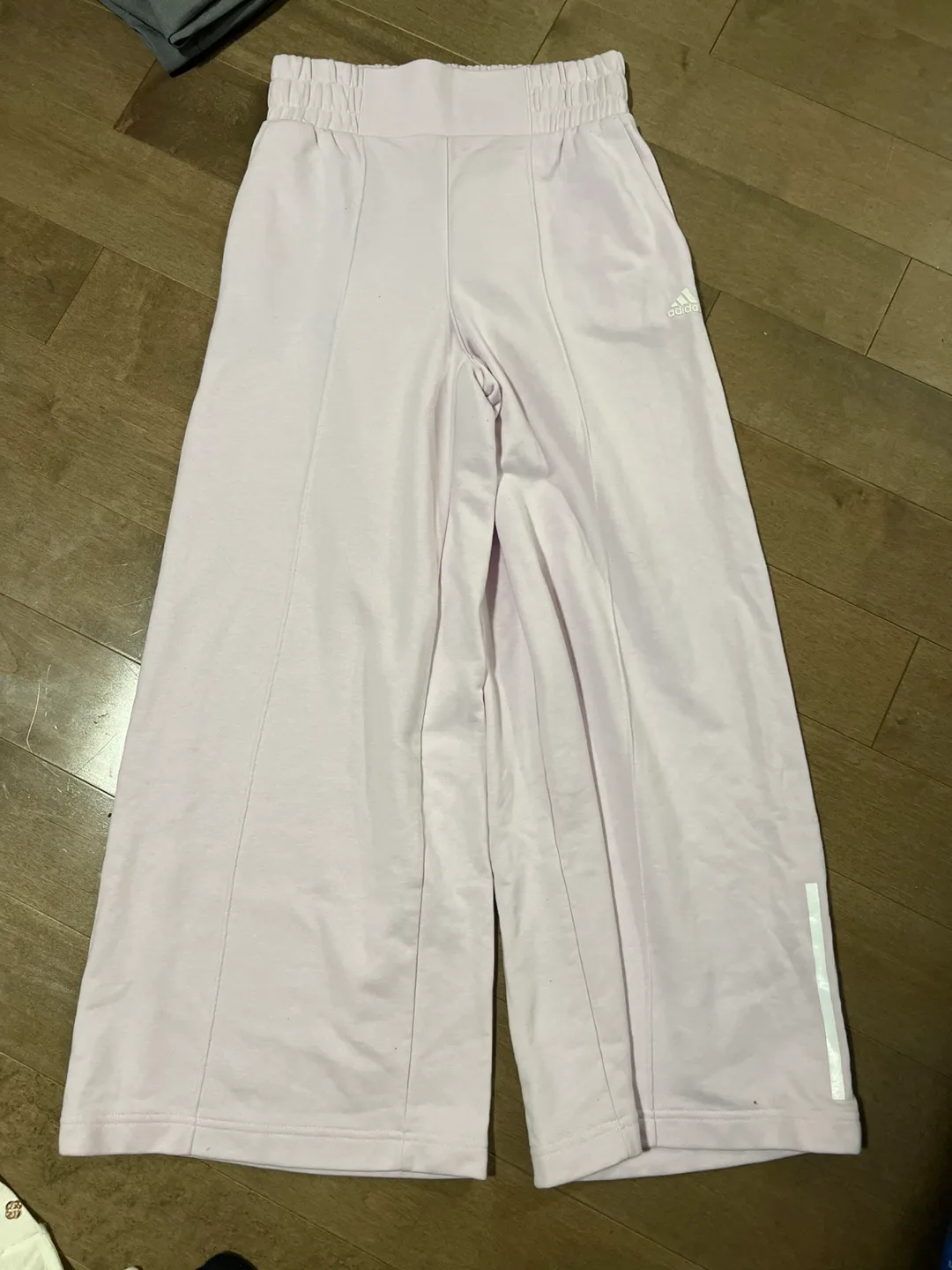 Adidas Women's Lavender Wide-Leg Pants - Size Small thumbnail