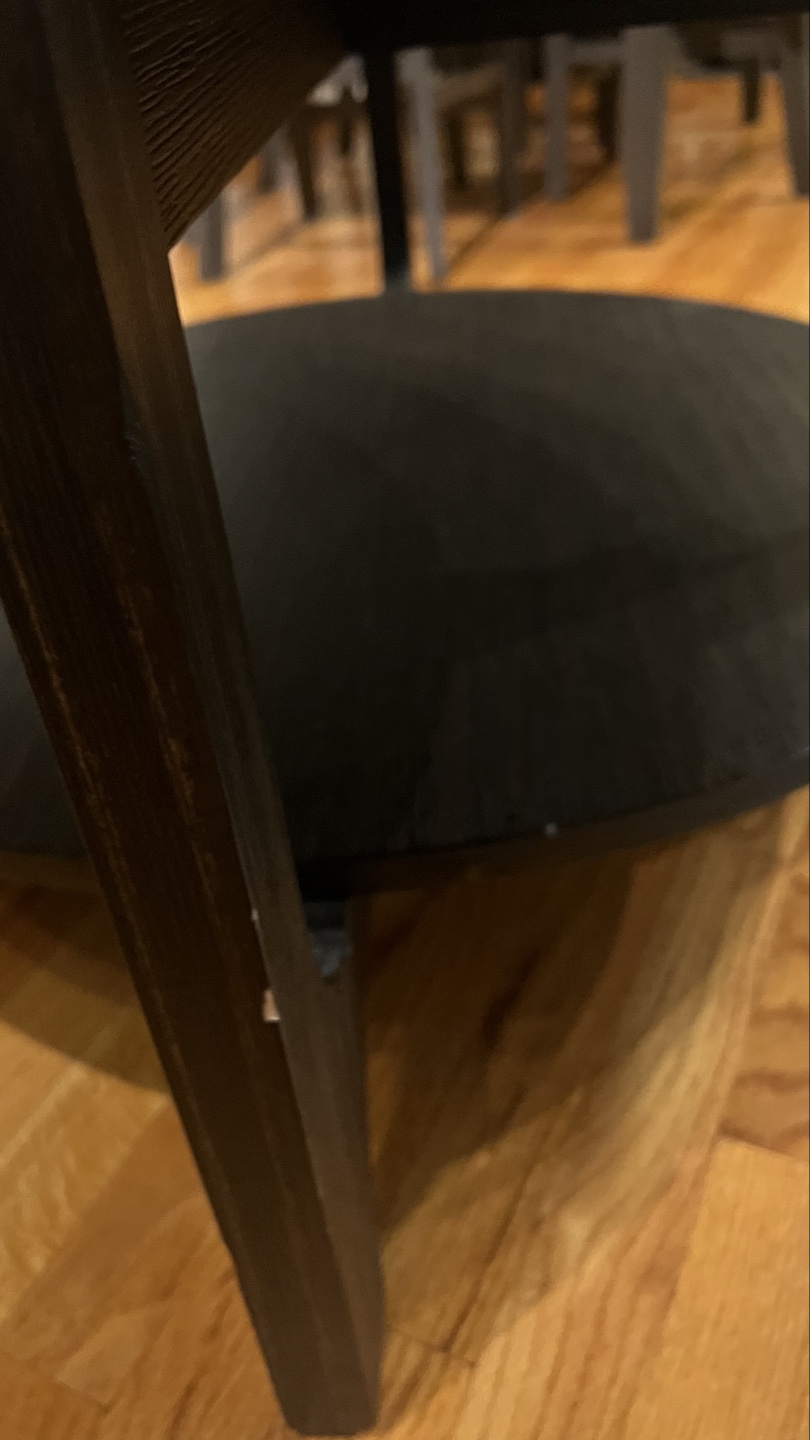 Round Concrete Top Coffee Table with Lower Shelf - photo 3