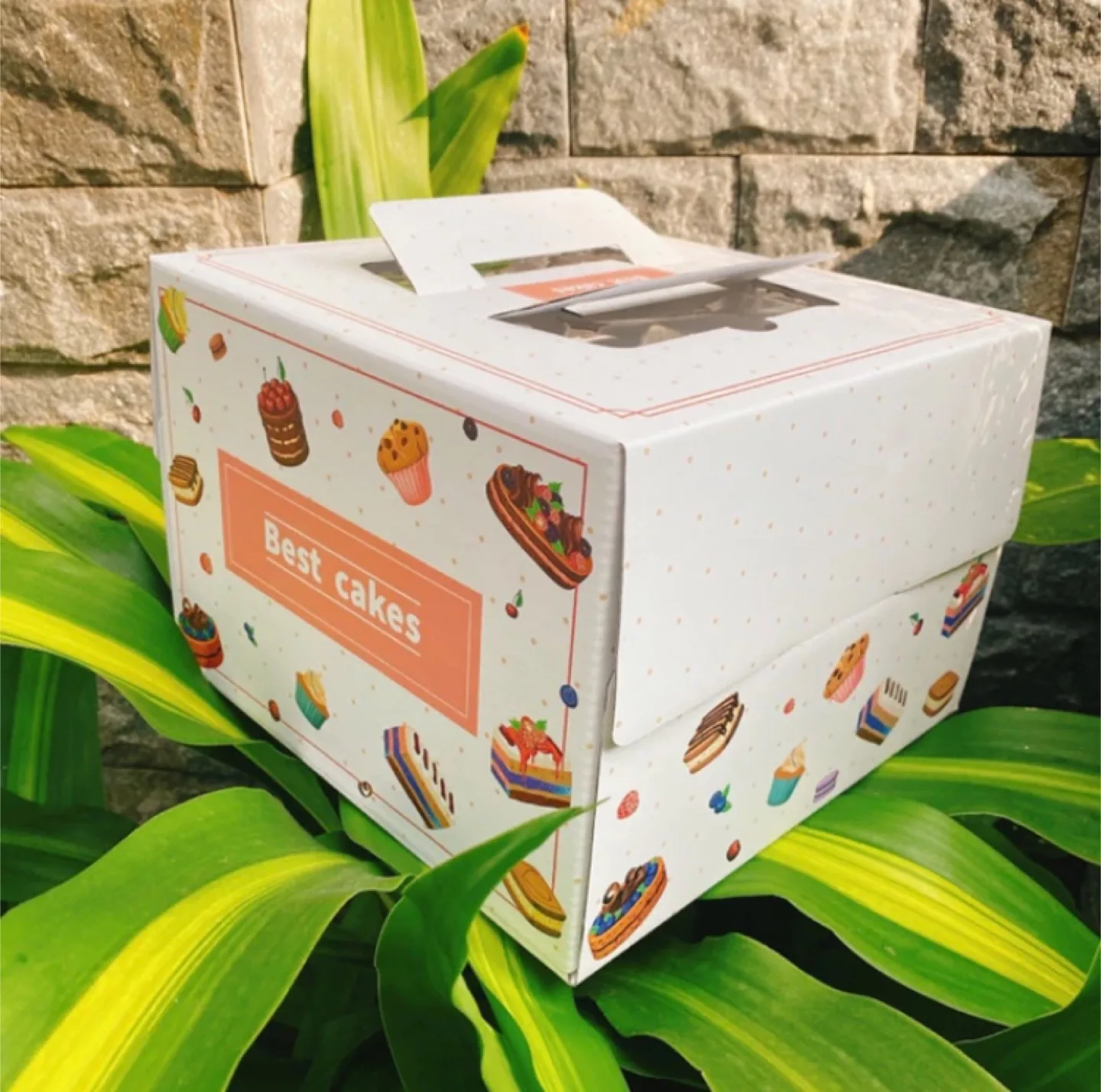 Sturdy cake box with board (6.5 inch) image indicator(2)