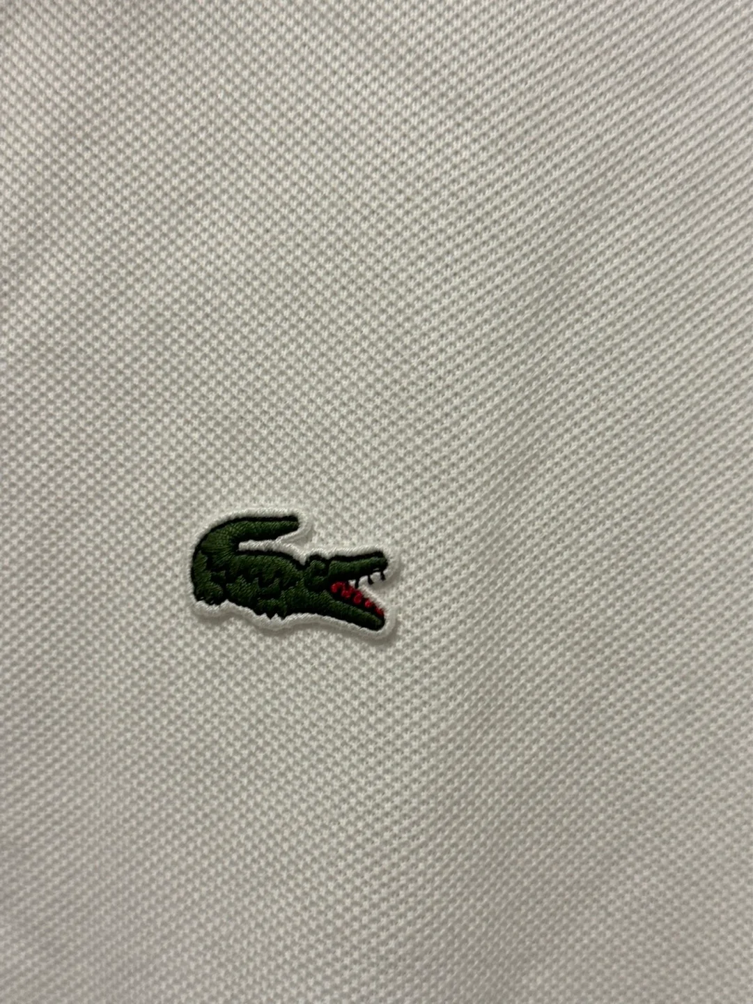 Lacoste Classic Fit Polo Shirt - White - Size XL thumbnail