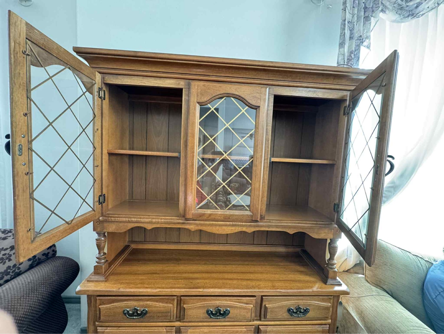 Vintage Wooden Hutch/Buffet - photo 2