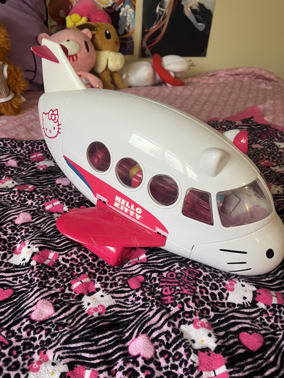 Hello Kitty Airplane Playset with Figures