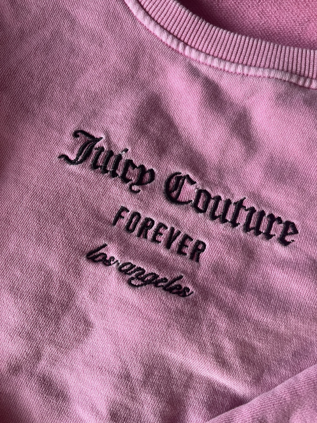 Juicy Couture Forever 21 Pink Crewneck Sweatshirt Size OX - photo 2