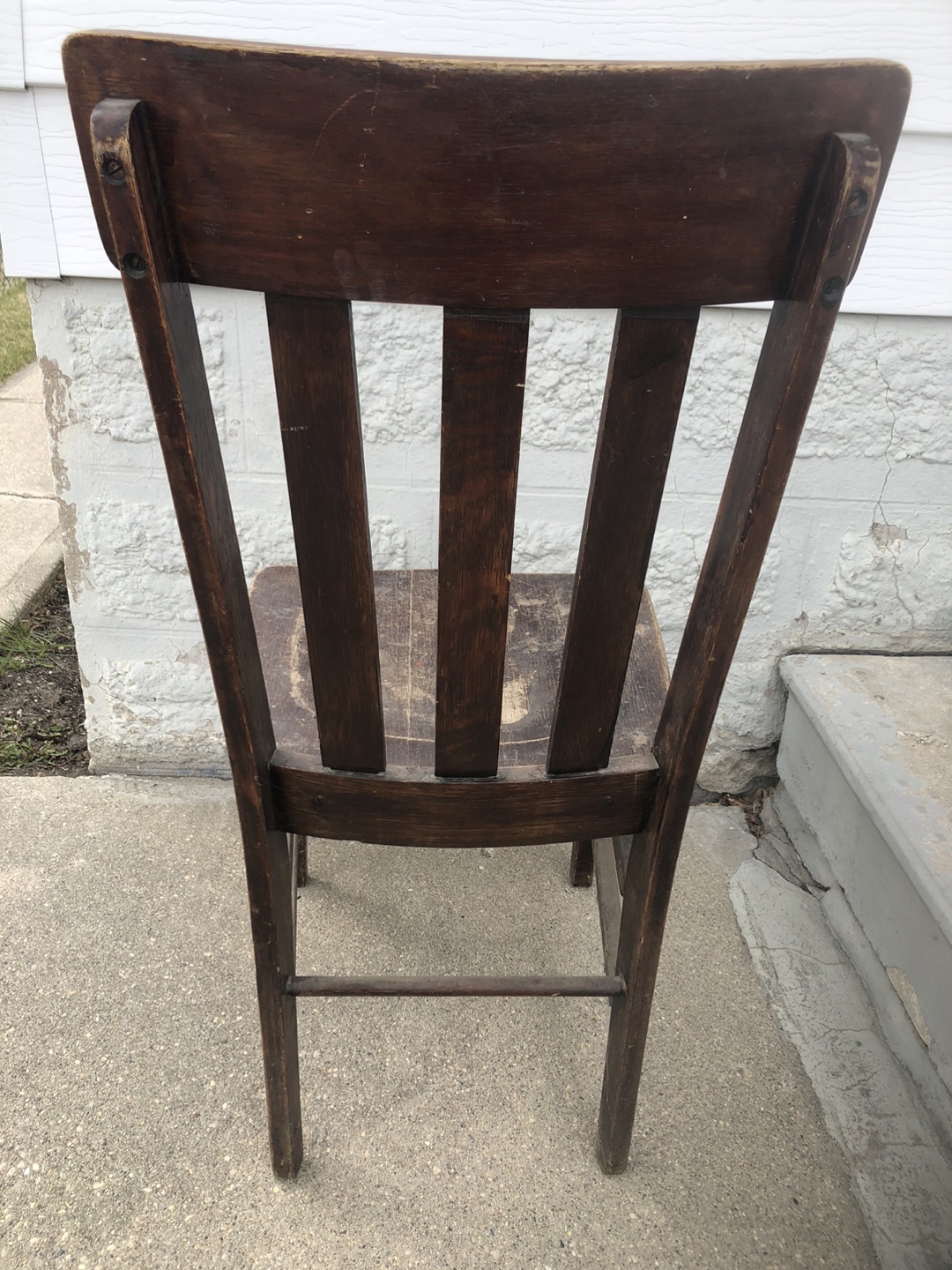 Antique Chair to refinish/paint NO ONE WANTS IT FOR JUST $5???