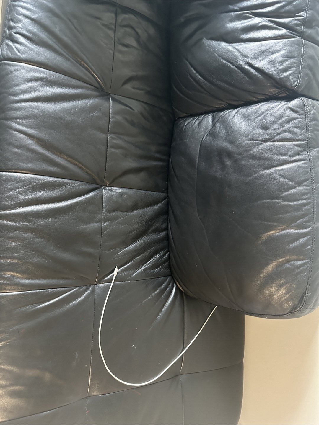 Leather Sofa - Moving Sale - photo 3