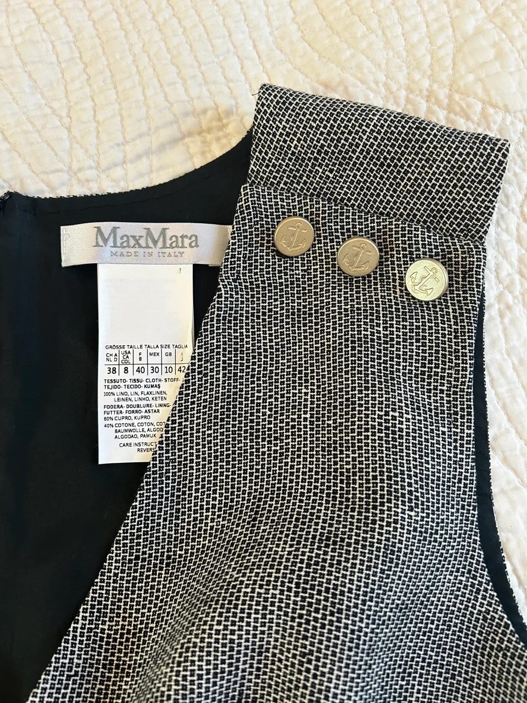 MaxMara Dress Sz 8 image indicator(2)