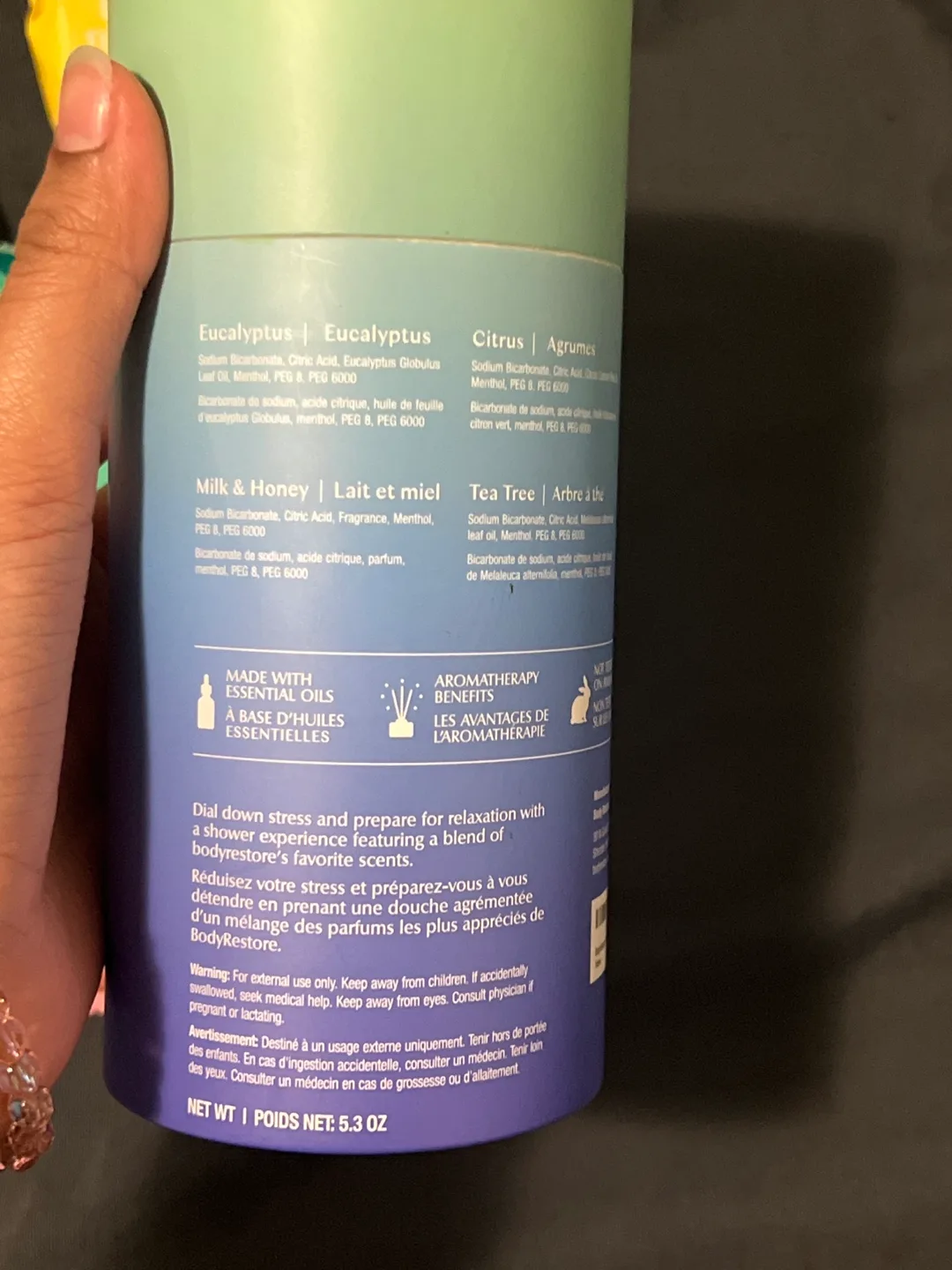 Body Restore Shower Steamers Variety Pack - 6 Tablets, 6 Scents image indicator(3)