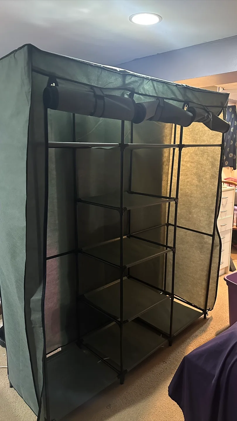 Portable Fabric Wardrobe Closet Organizer
