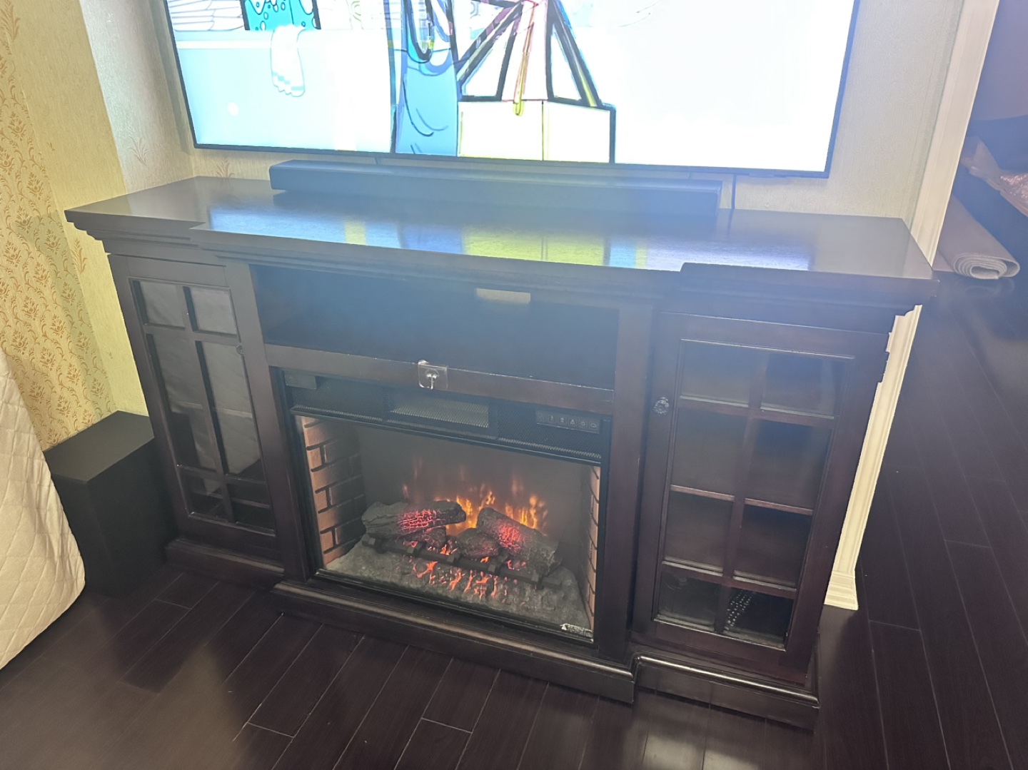 Electric Fireplace TV Stand COSTCO