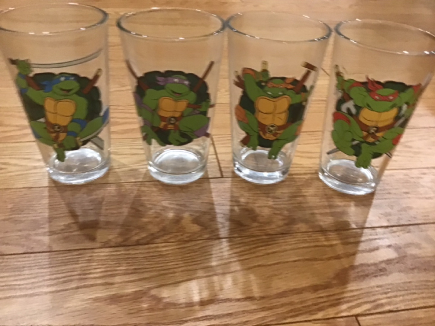 Teenage Mutant Ninja Turtles Glasses - Set of Four