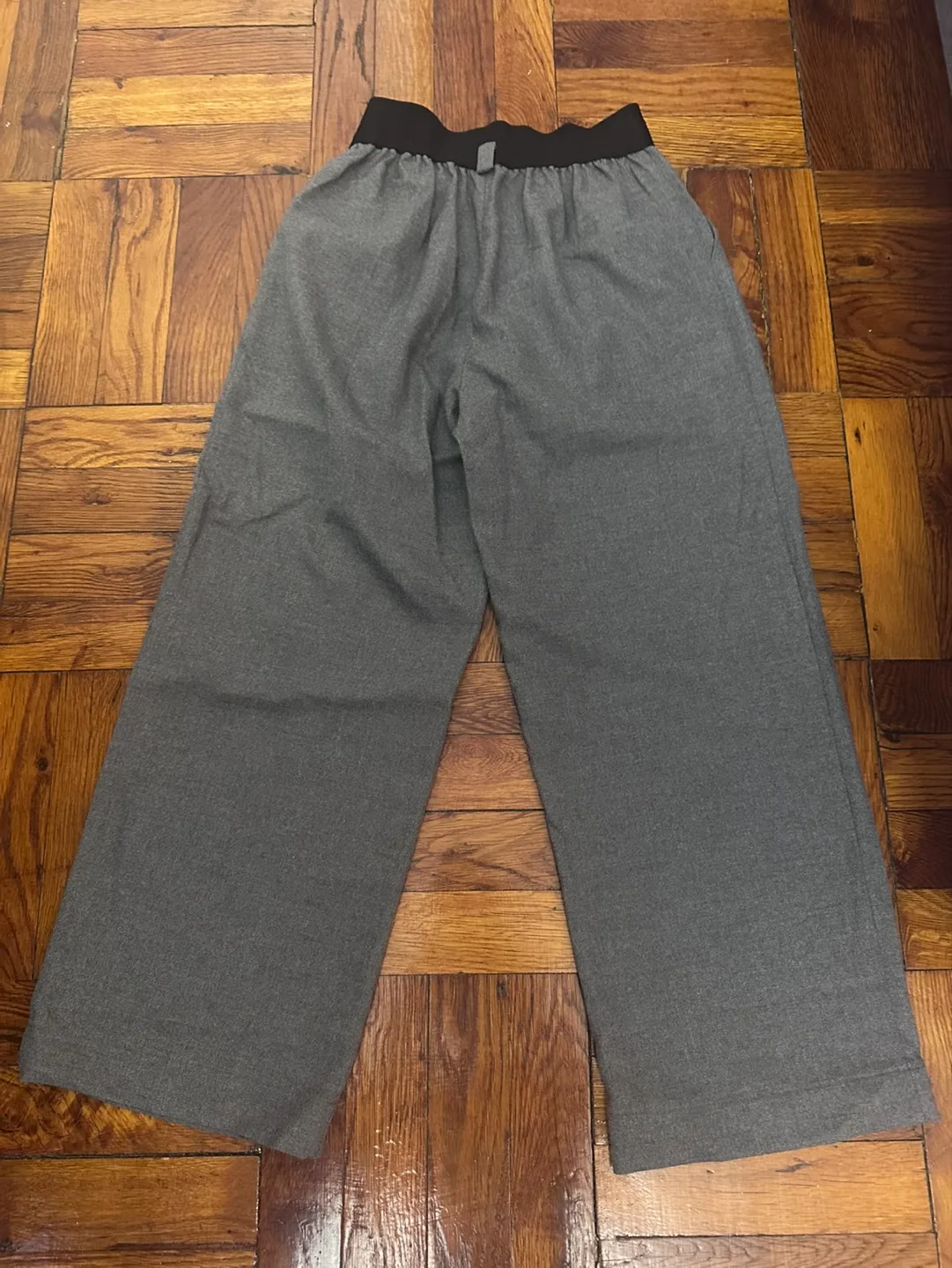 Zara Girls Gray Wide Leg Pants Size 11-12 image indicator(2)