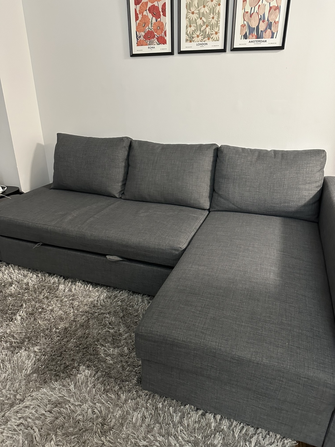 FRIHETEN Corner Sofa-bed with Storage