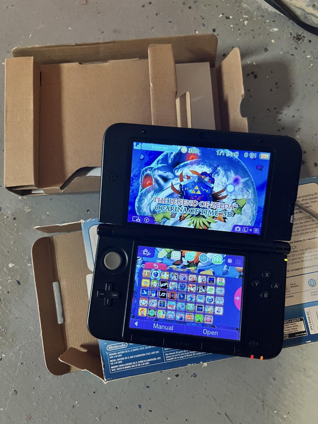 Nintendo 3DS XL Blue Handheld Gaming System - photo 4