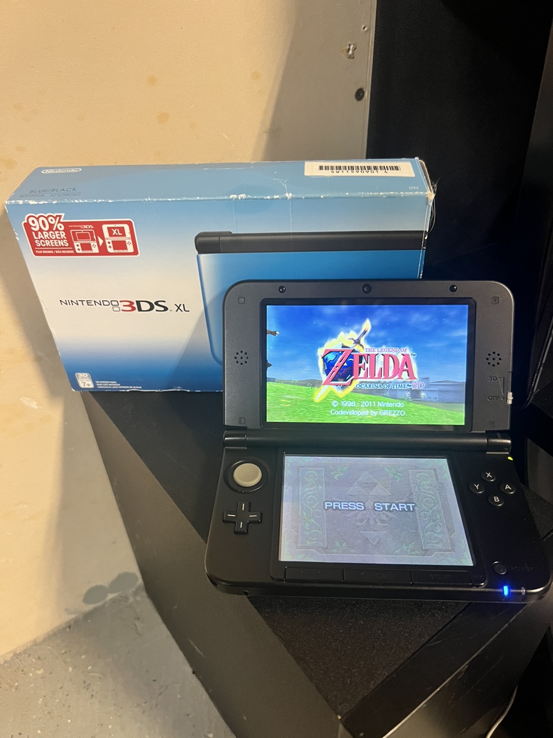 Nintendo 3DS XL Blue Handheld Gaming System