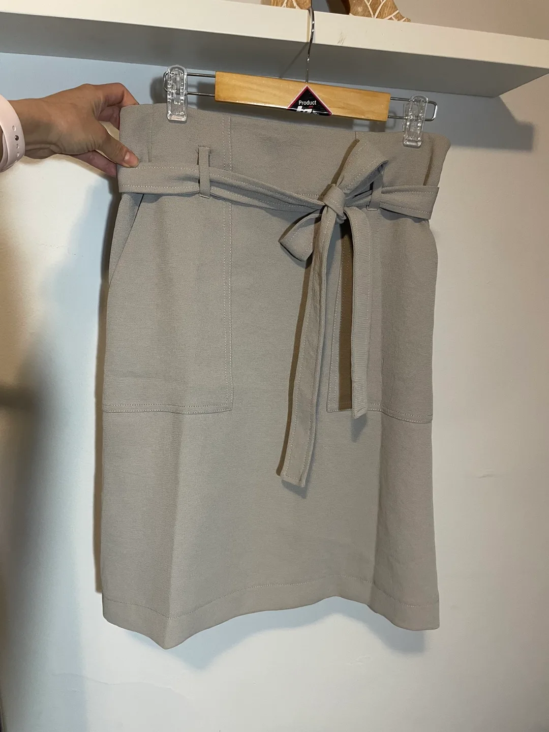 Wilfred Taupe Mini Skirt Size 4 thumbnail