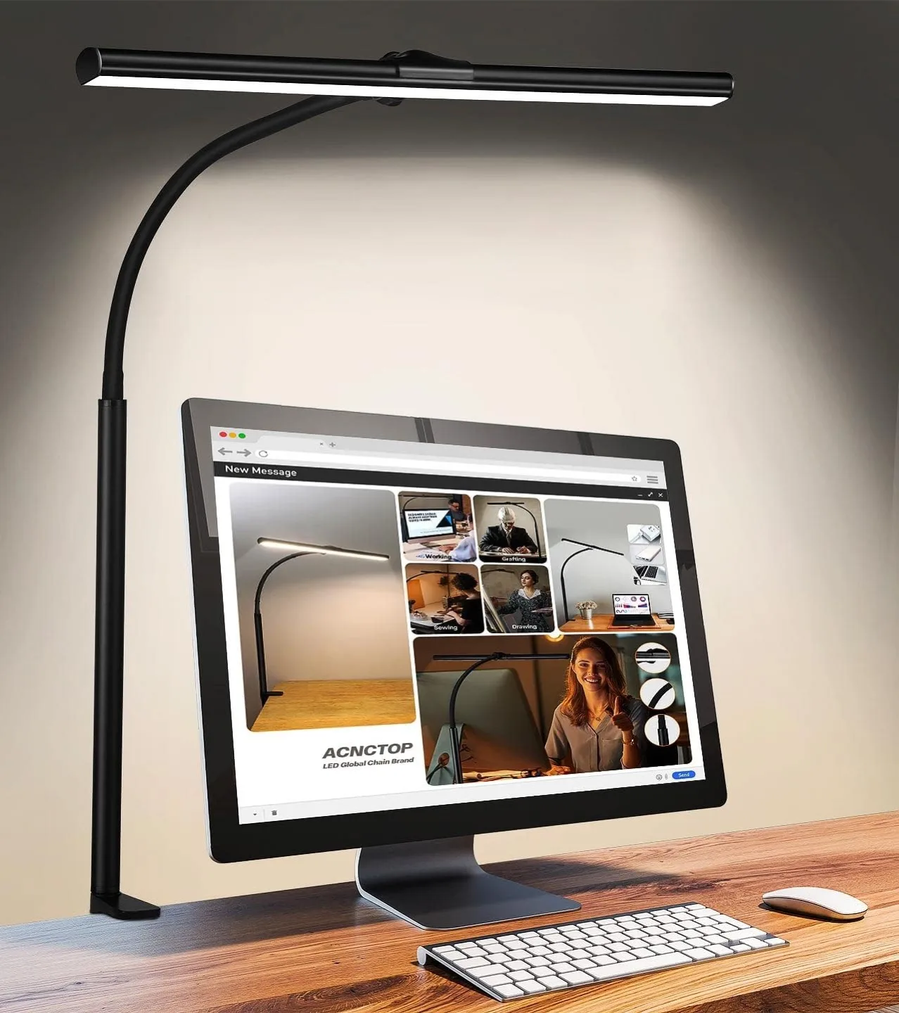 LED Desk Lamp with Clamp thumbnail