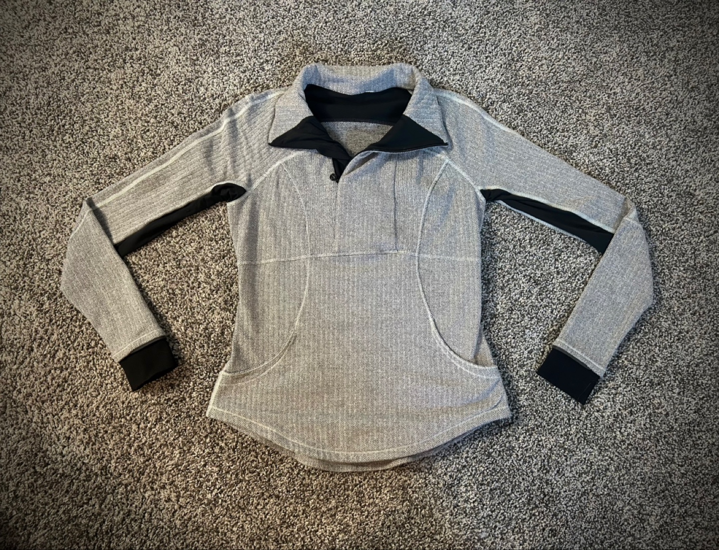 Lululemon Base Runner Half-Zip Sweater Size 8