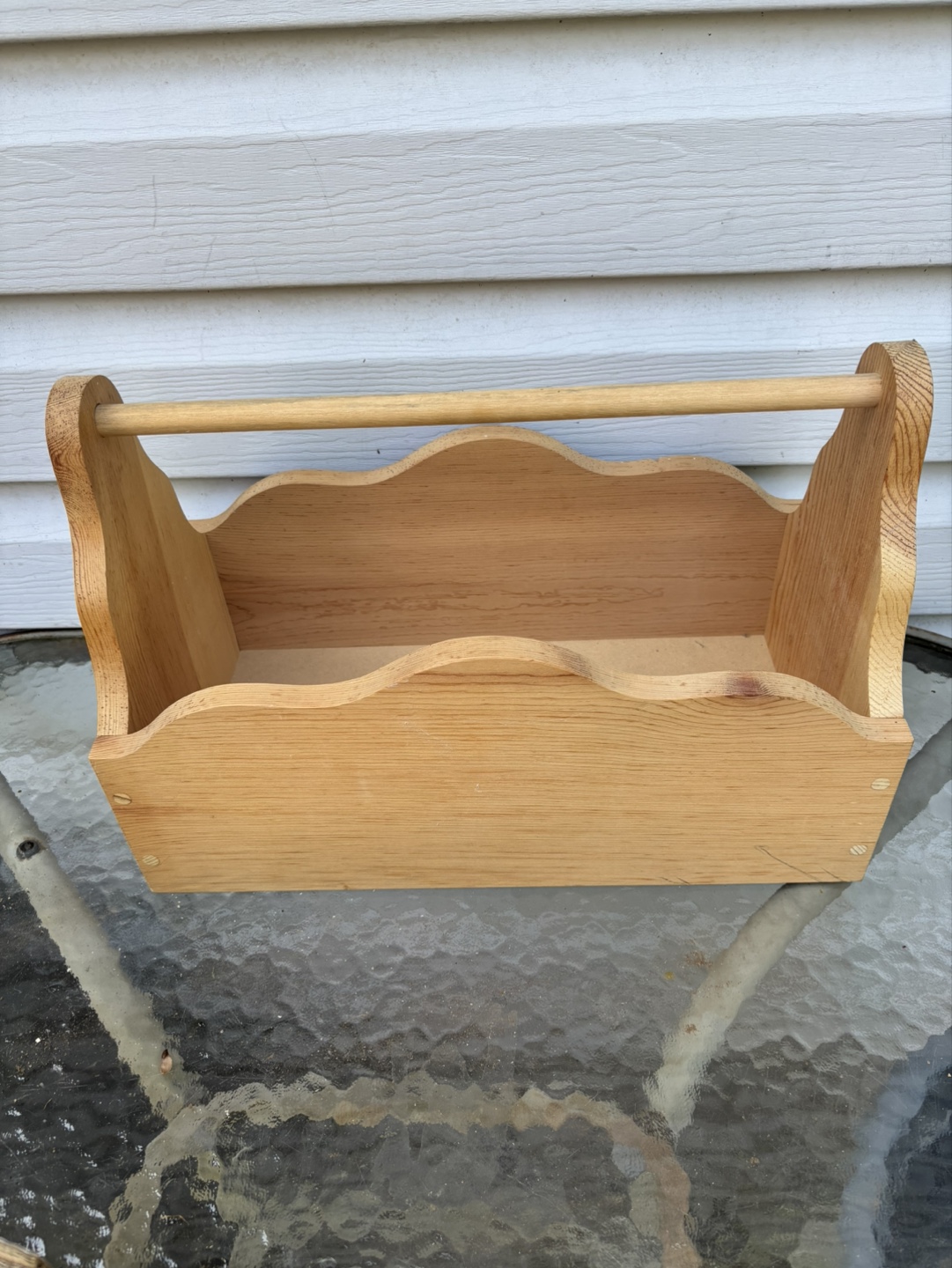 Wooden Carry Basket