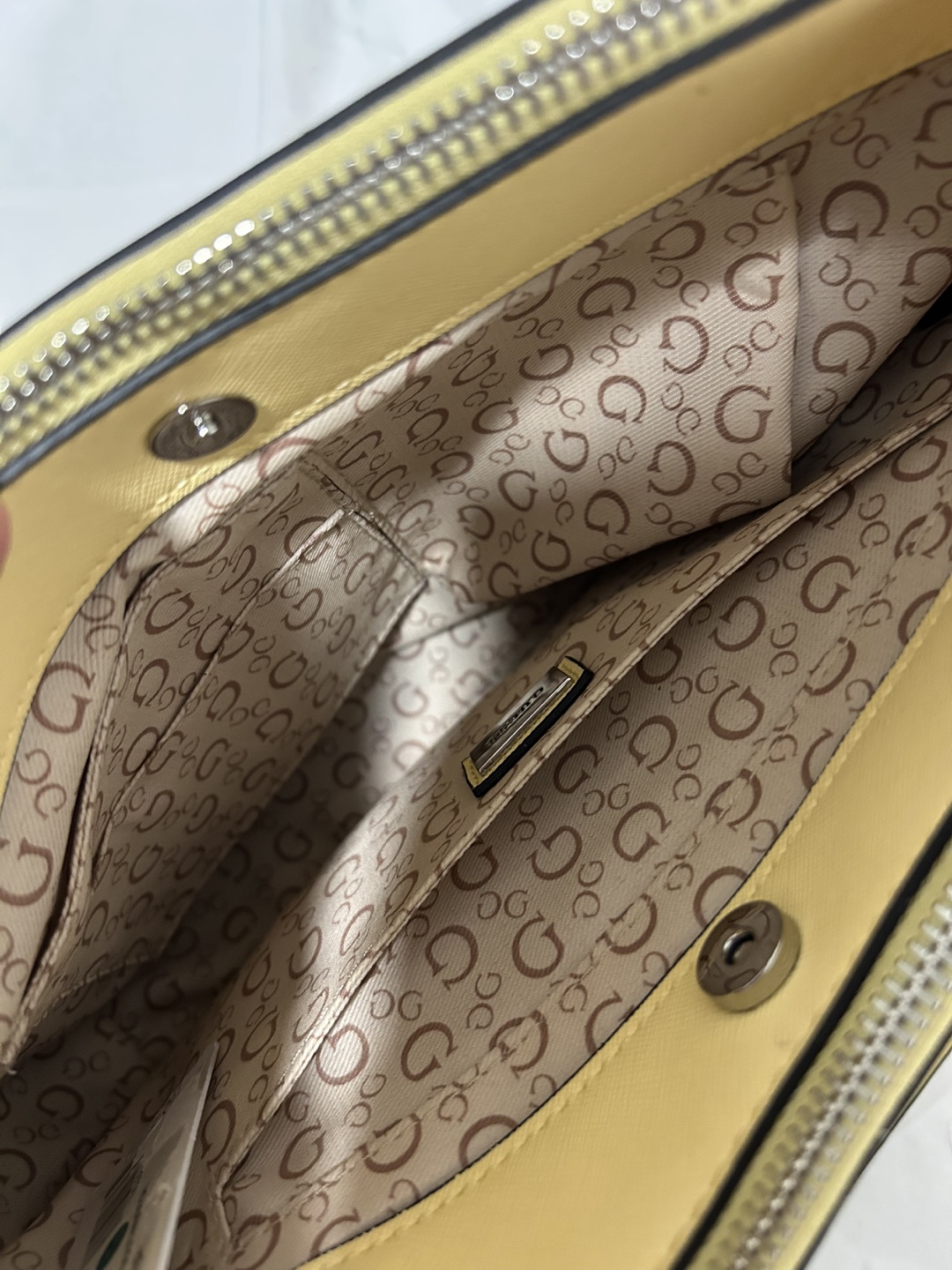Lemon Yellow Guess Crossbody Bag - photo 5