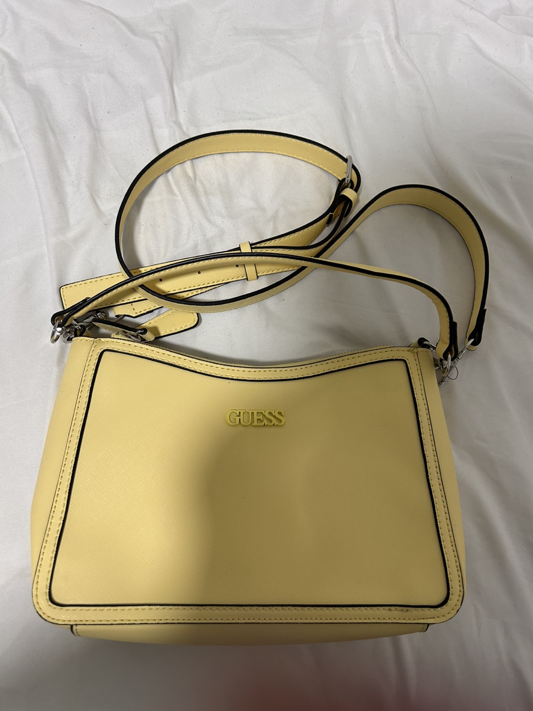 Lemon Yellow Guess Crossbody Bag - photo 2