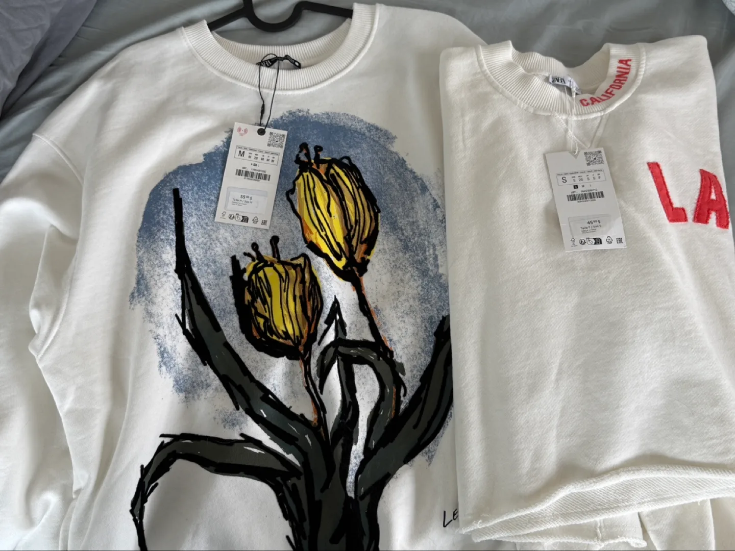 Two Zara Sweatshirts thumbnail