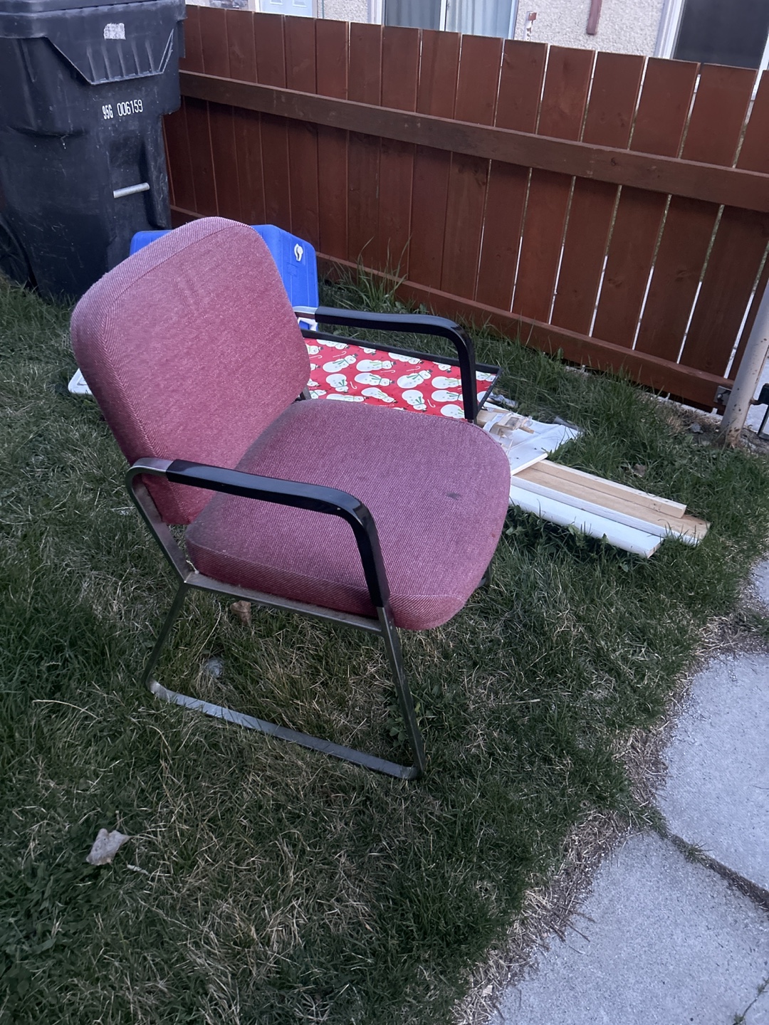Vintage Pink Office Chair