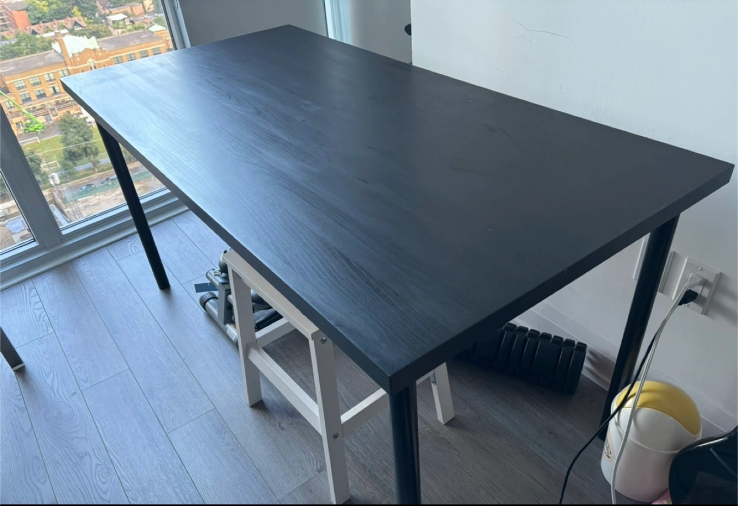 IKEA LAGKAPTEN/ADILS Desk - Black-Brown/Black